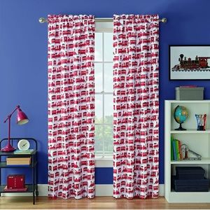CURTAINS - Waverly Kids Room Darkening Curtains - Express Train - 4 Panels